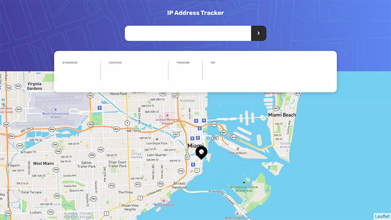 IP Address Tracker